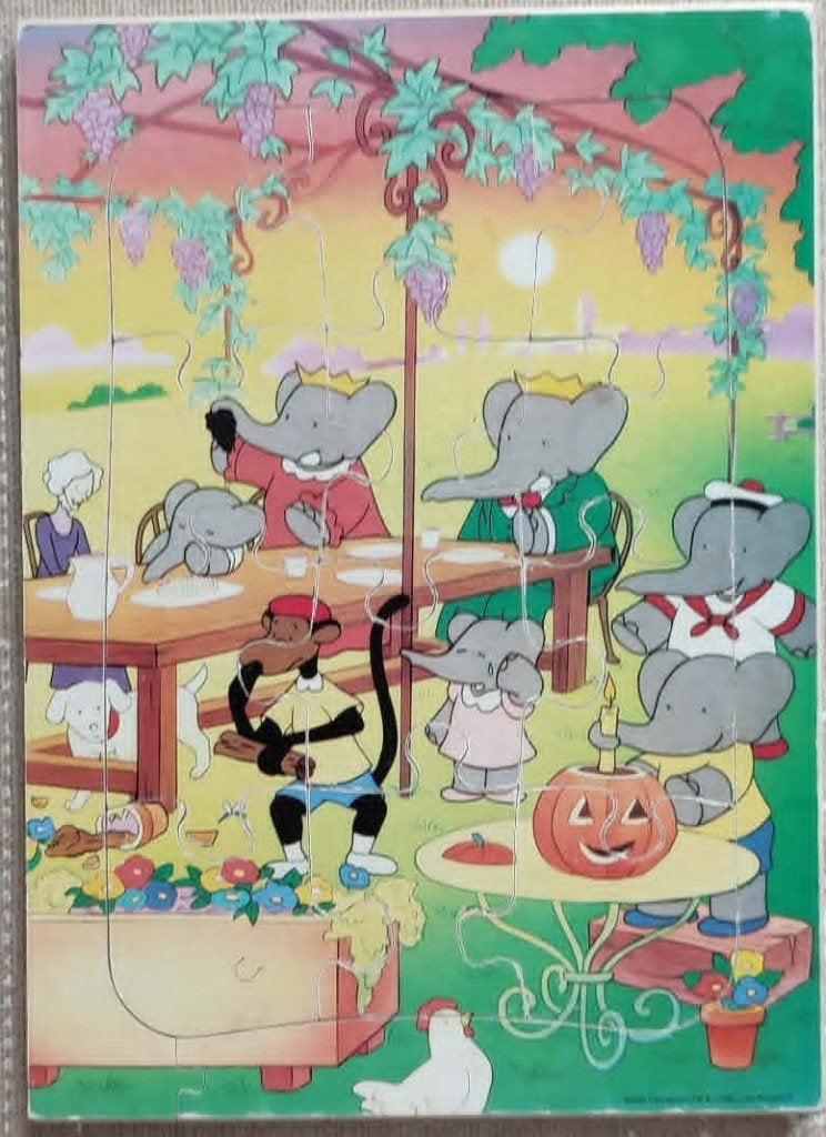 puzzel Babar, Enfants & Bébés, Jouets | Puzzles pour enfants, Enlèvement ou Envoi, 10 à 50 pièces, Utilisé
