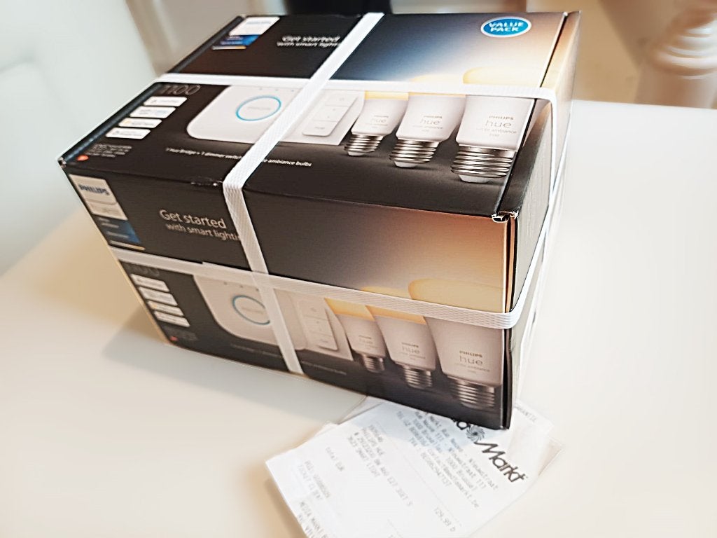 Kit de démarrage Philips Hue White Ambiance E27 - NEUF, Maison & Meubles, Lampes | Lampes en vrac, Lampe connectée, Enlèvement
