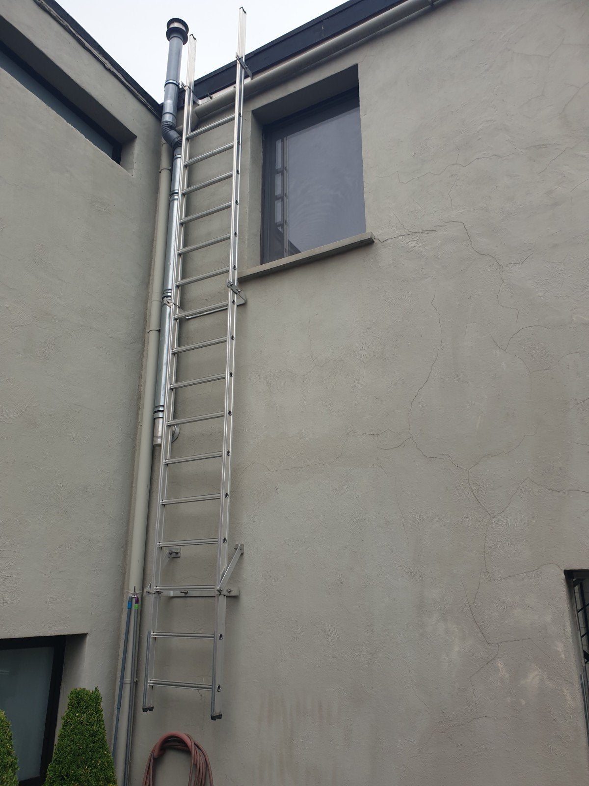 Brandladder, Ophalen