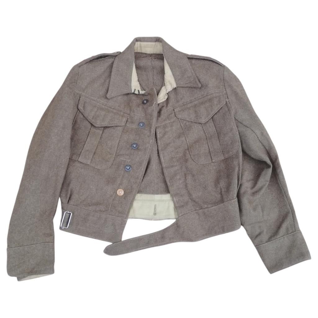 British Army - Battle Dress Serge Blouse - Captain - 1940, Ophalen of Verzenden, Landmacht, Kleding of Schoenen