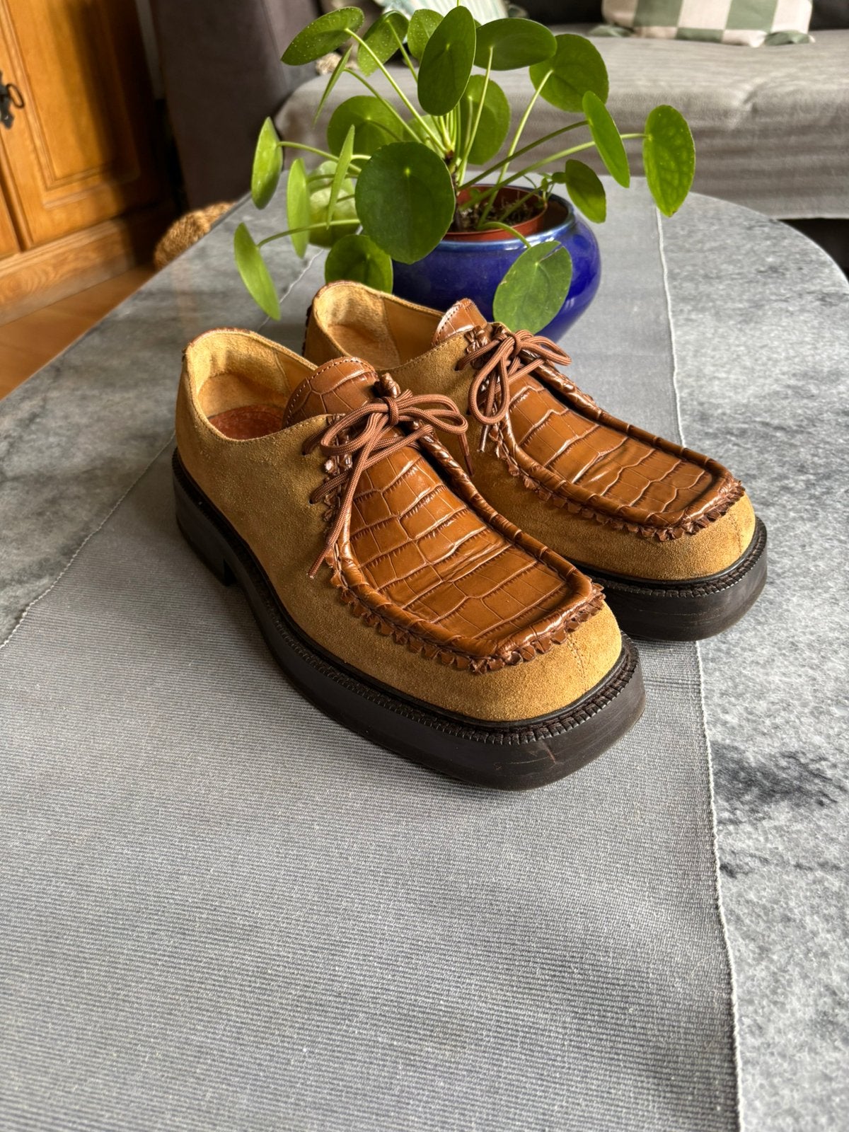 Derbys Eytys schoenen, Bruin, Overige typen, Nieuw, Ophalen of Verzenden