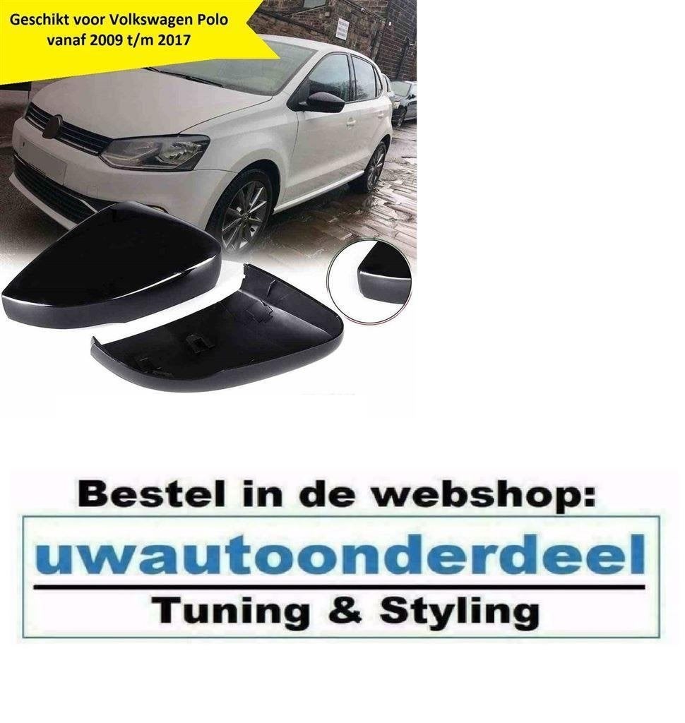 Spiegel Spiegelkap Glans Zwart Geschikt voor VW Polo 6R 6C R, Autos : Divers, Tuning & Styling, Envoi