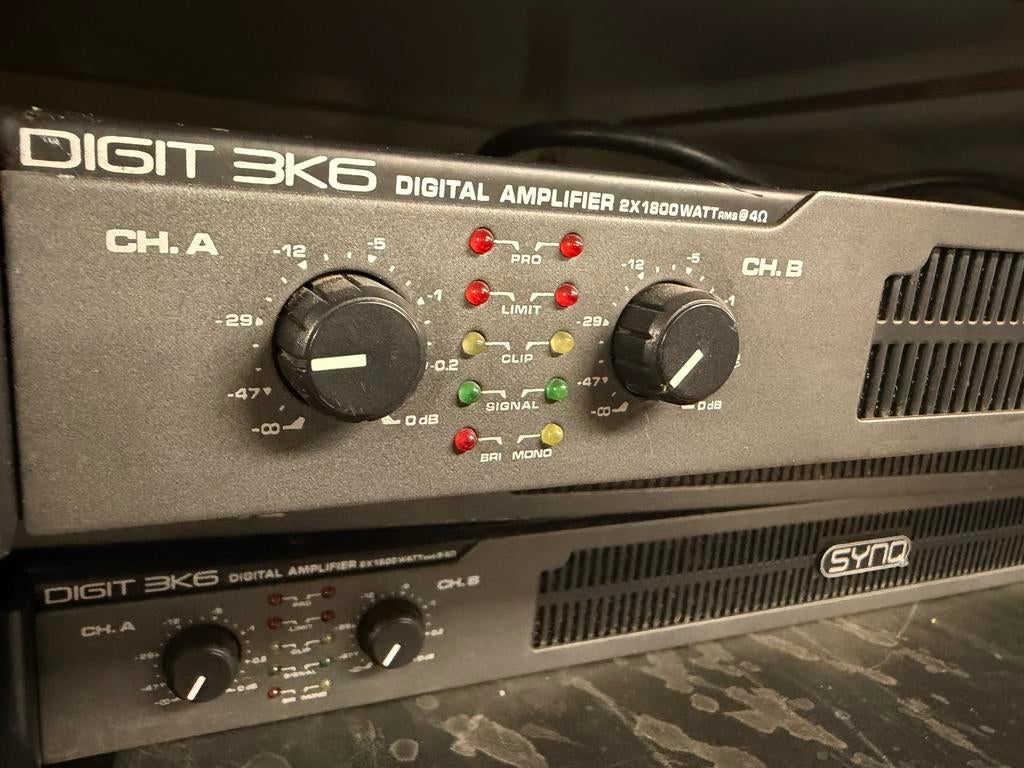 SYNQ DIGIT 3K6 (40 stuks), Ophalen, Gebruikt, 1000 watt of meer, P.A.