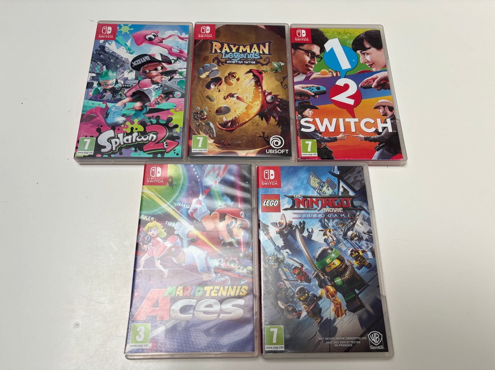 5 Jeux Nintendo Switch, À partir de 7 ans, Comme neuf, Autres genres, Enlèvement