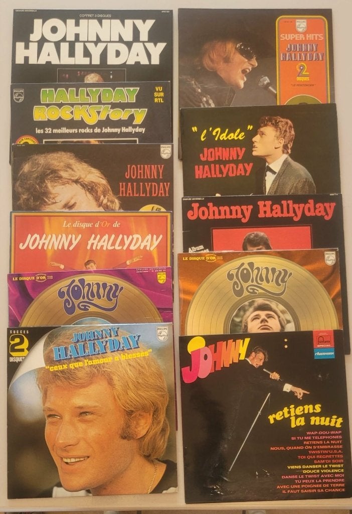 Johnny Hallyday - Vinyles 33 tours, Enlèvement, Comme neuf