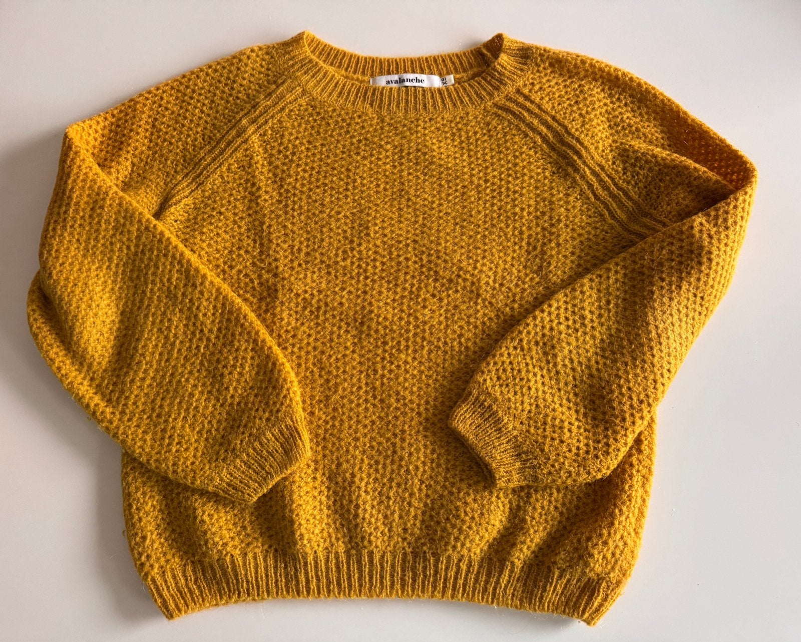 Avalache mostergele trui XS, Kleding | Dames, Truien en Vesten, Ophalen of Verzenden, Gedragen, Maat 34 (XS) of kleiner, Bruin