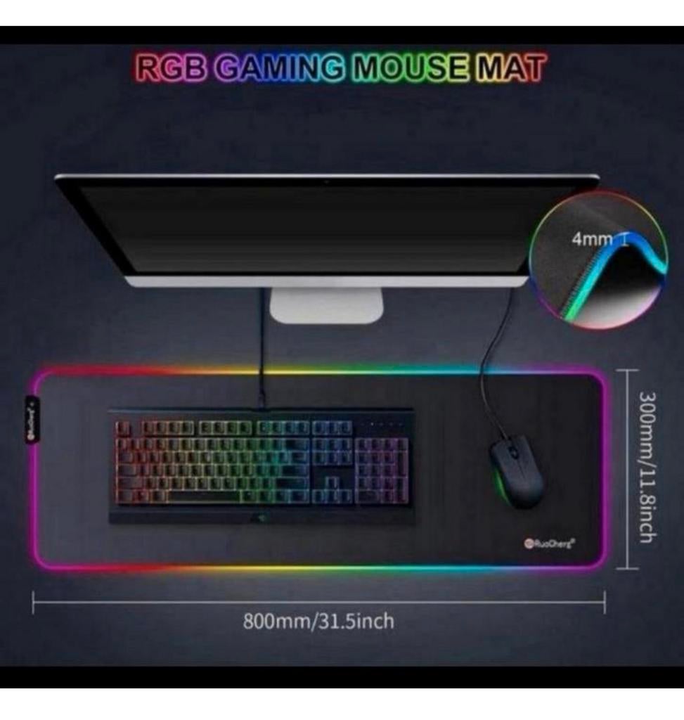 Tapis de clavier LED Game Gaming + chargeur sans fil !, Enlèvement ou Envoi, Ergonomique, Neuf