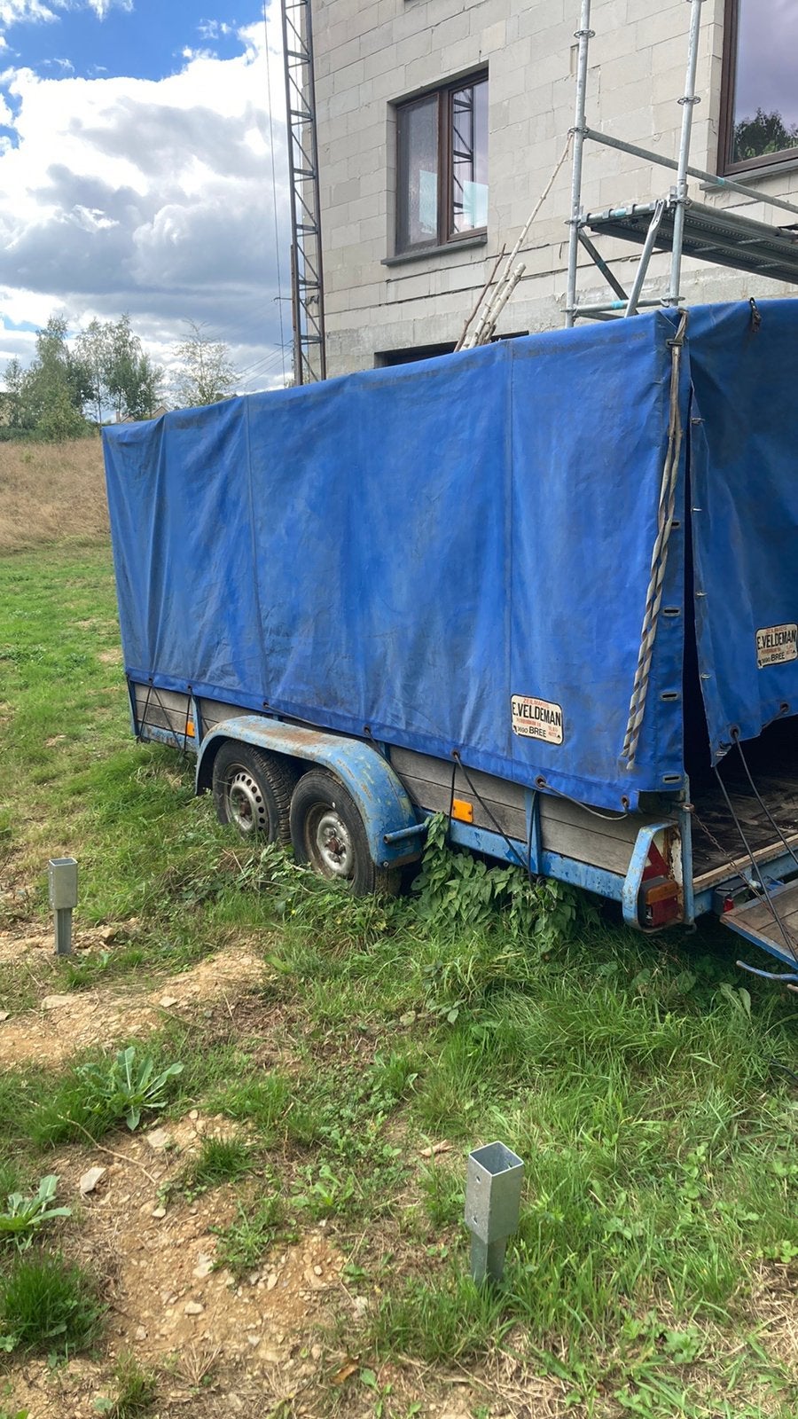 Aanhangwagen, Ophalen, Gebruikt