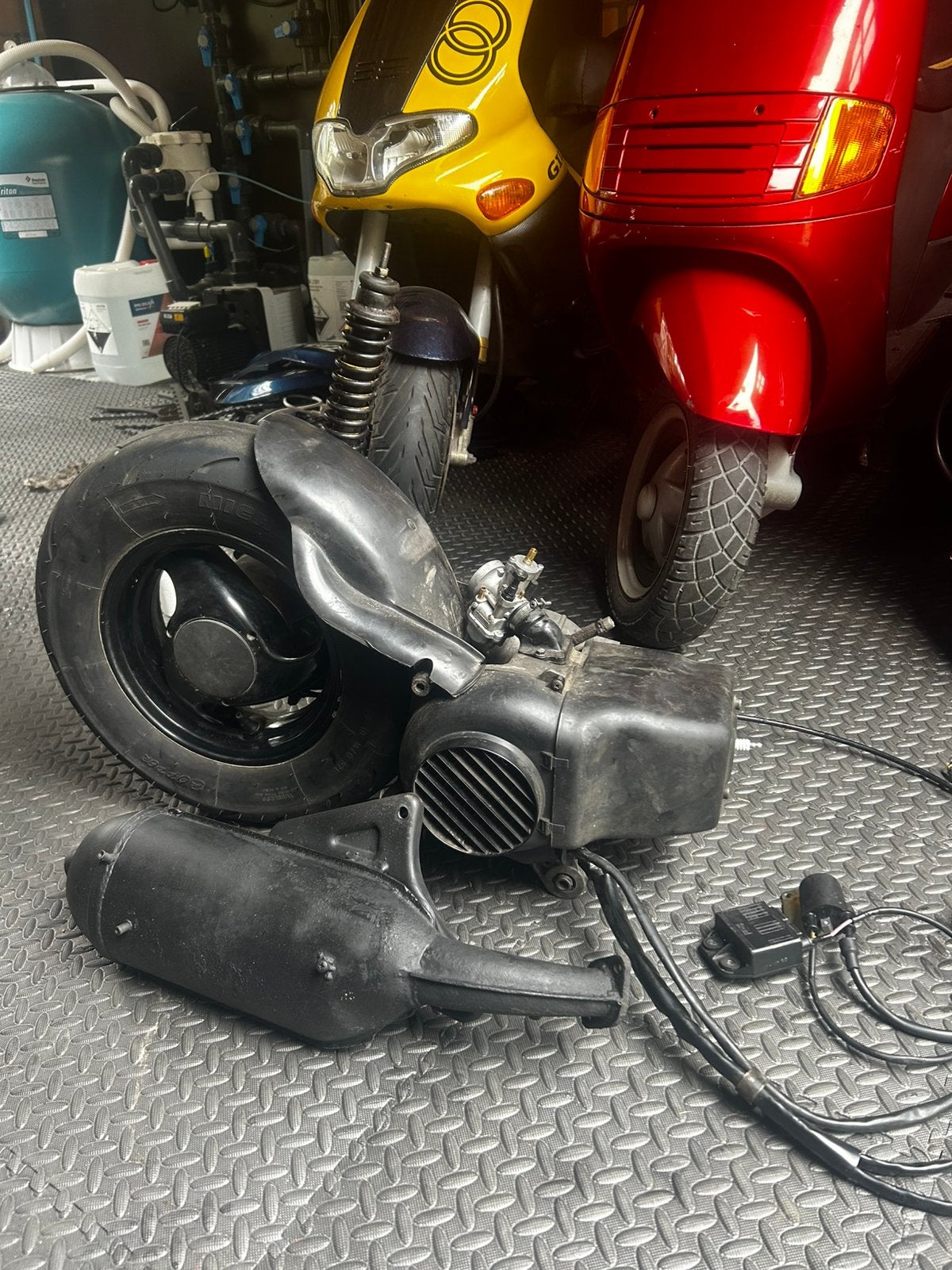 Piaggio skipper 172cc blok AC, Enlèvement, Comme neuf, Bloc, Piaggio