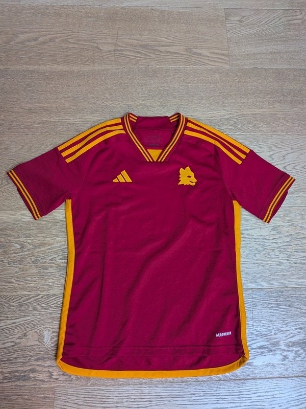 football - t-shirt Adidas original de AS Roma, Sport en Fitness, Ophalen, Zo goed als nieuw