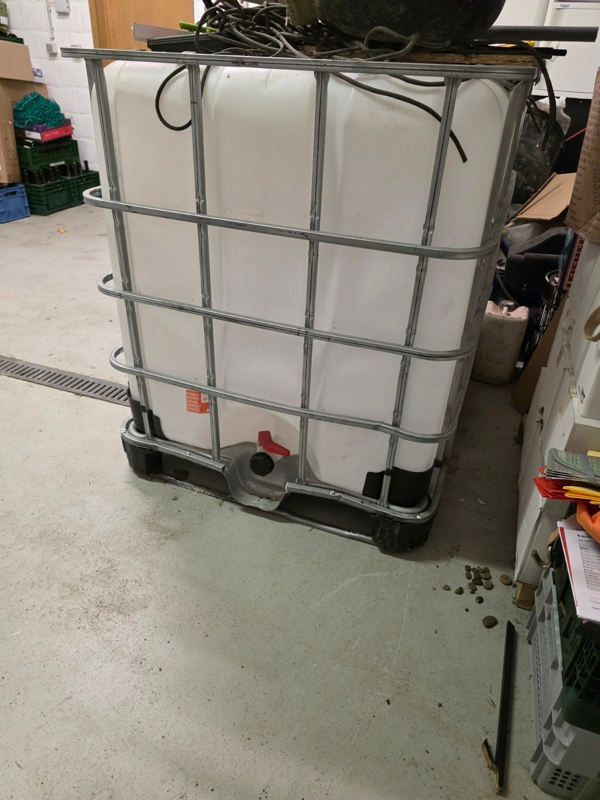 IBC container 1000 liter, Tuin en Terras, 150 liter of meer, Ophalen, Zo goed als nieuw
