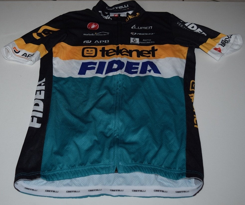 Cycling Jersey /Telenet Fidea Ridley / Wielertruitje, Fietsen en Brommers, Verzenden, Dames, CASTTELLI, Zo goed als nieuw