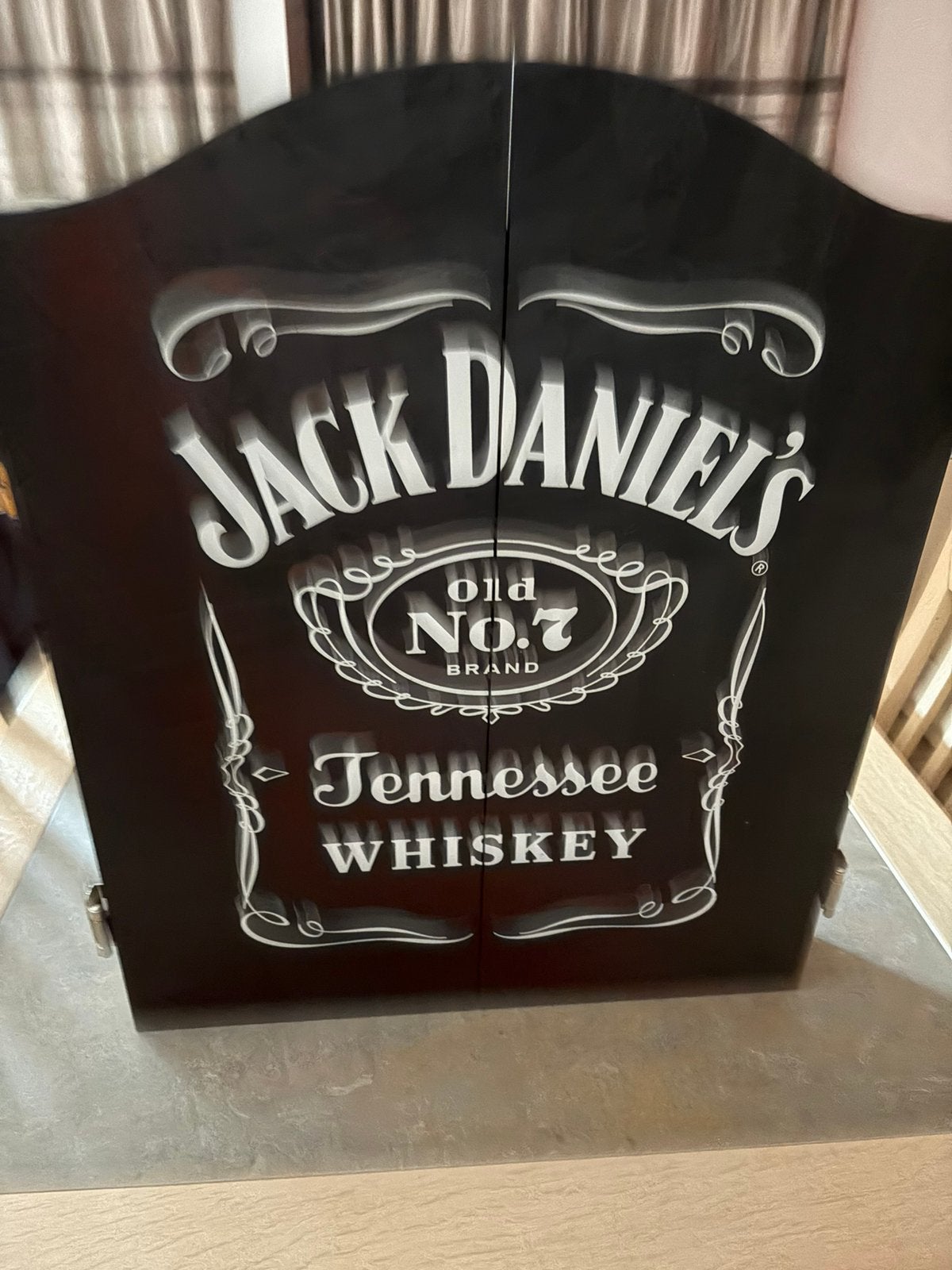 Jack Daniel’s dartsblok houder NEW, Sport en Fitness, Darts, Ophalen of Verzenden, Zo goed als nieuw