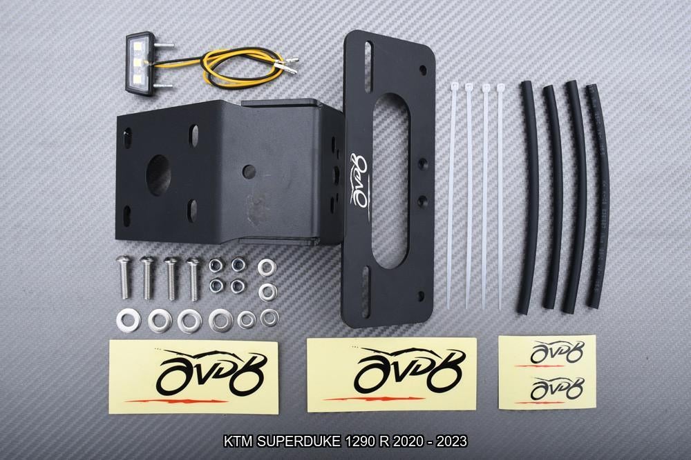Support de plaque Court AVDB KTM SUPERDUKE 1290 R 2020 2023