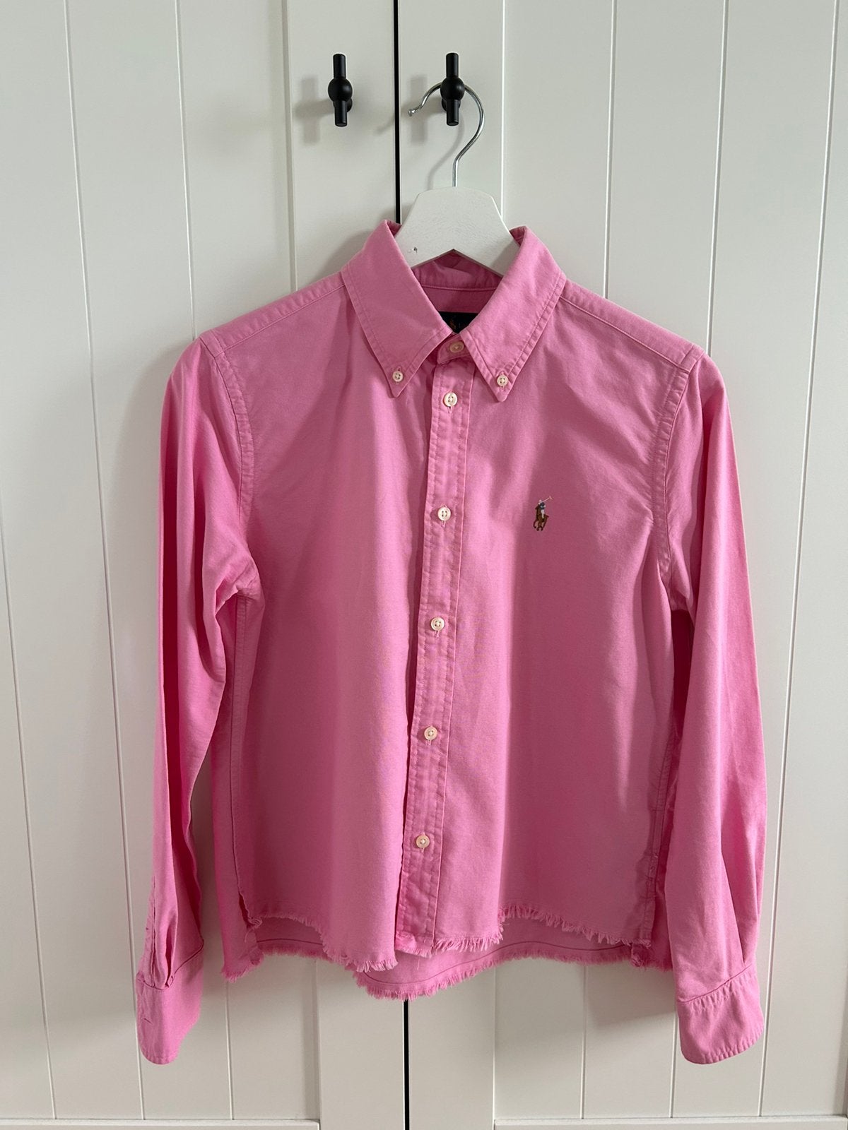 Blouse overhemd Ralp Lauren roze, Ophalen, Zo goed als nieuw, Maat 36 (S), Roze