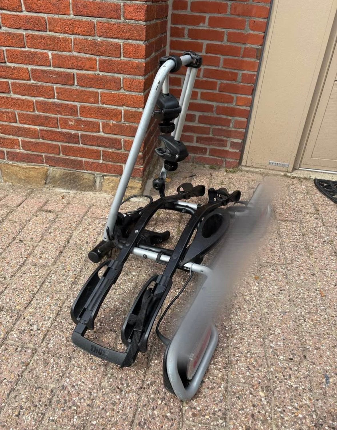 Fietsendrager Thule (2 fietsen), Autos : Divers, Porte-vélos, Enlèvement, 2 vélos, Comme neuf, Support d'attelage