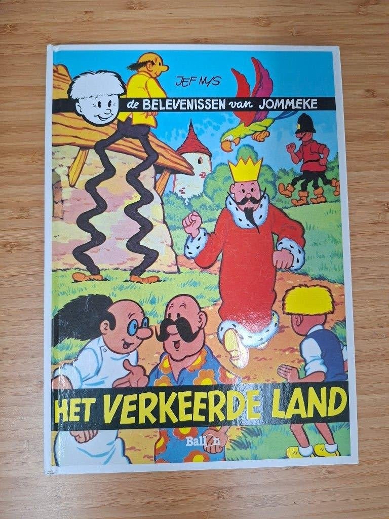 Jommeke strip - HET VERKEERDE LAND - Hardcover, Boeken, Stripverhalen, Ophalen, Eén stripboek, Jef Nys., Zo goed als nieuw