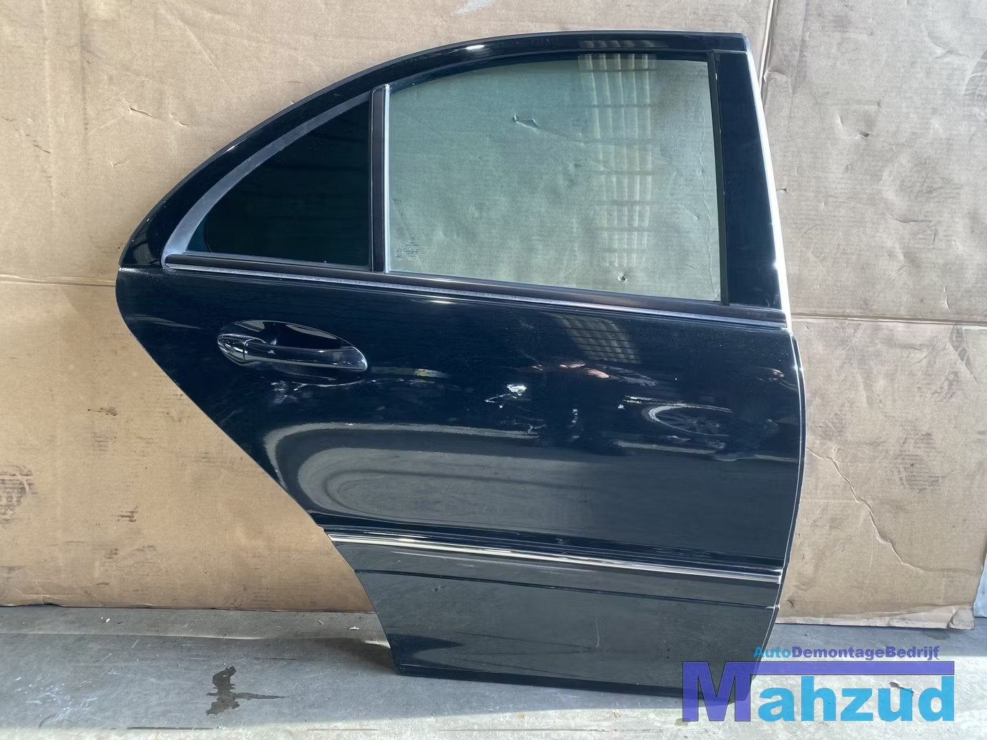 MERCEDES C-KLASSE W203 Zwart Rechts achter deur portier 2000, Autos : Pièces & Accessoires, Mercedes-Benz AG, Mercedes-Benz, Utilisé