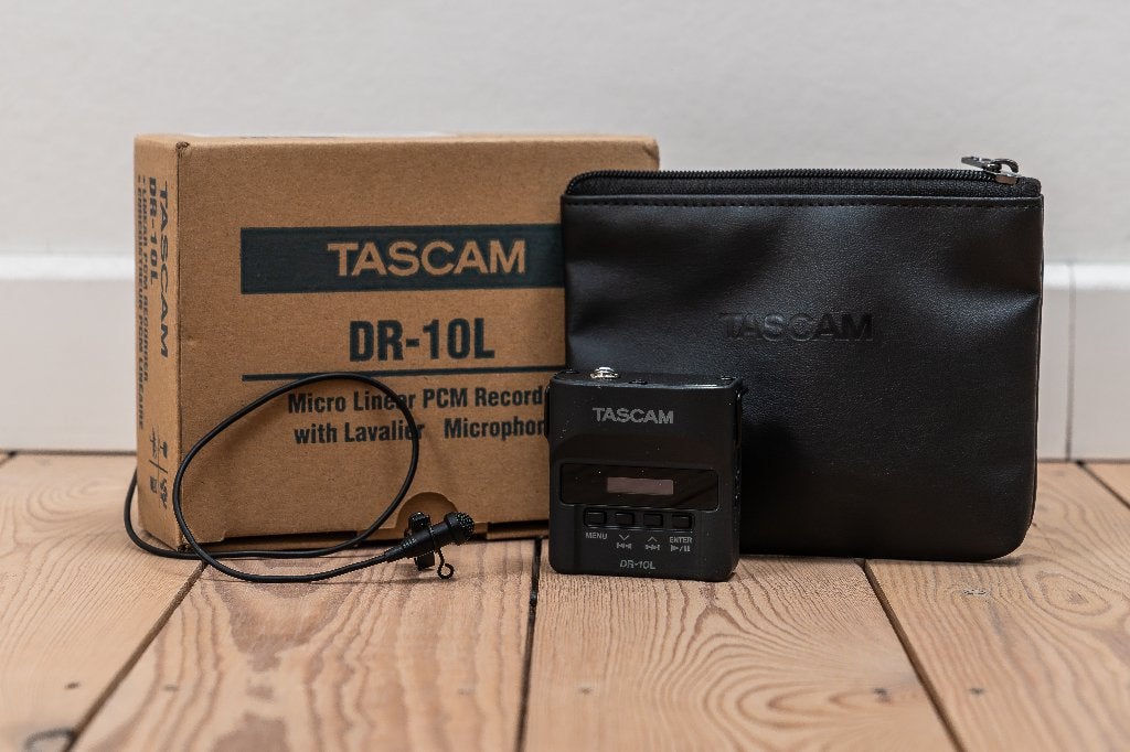 Tascam DR-10L (Lavalier microfoon), Ophalen of Verzenden, Zo goed als nieuw, Audio