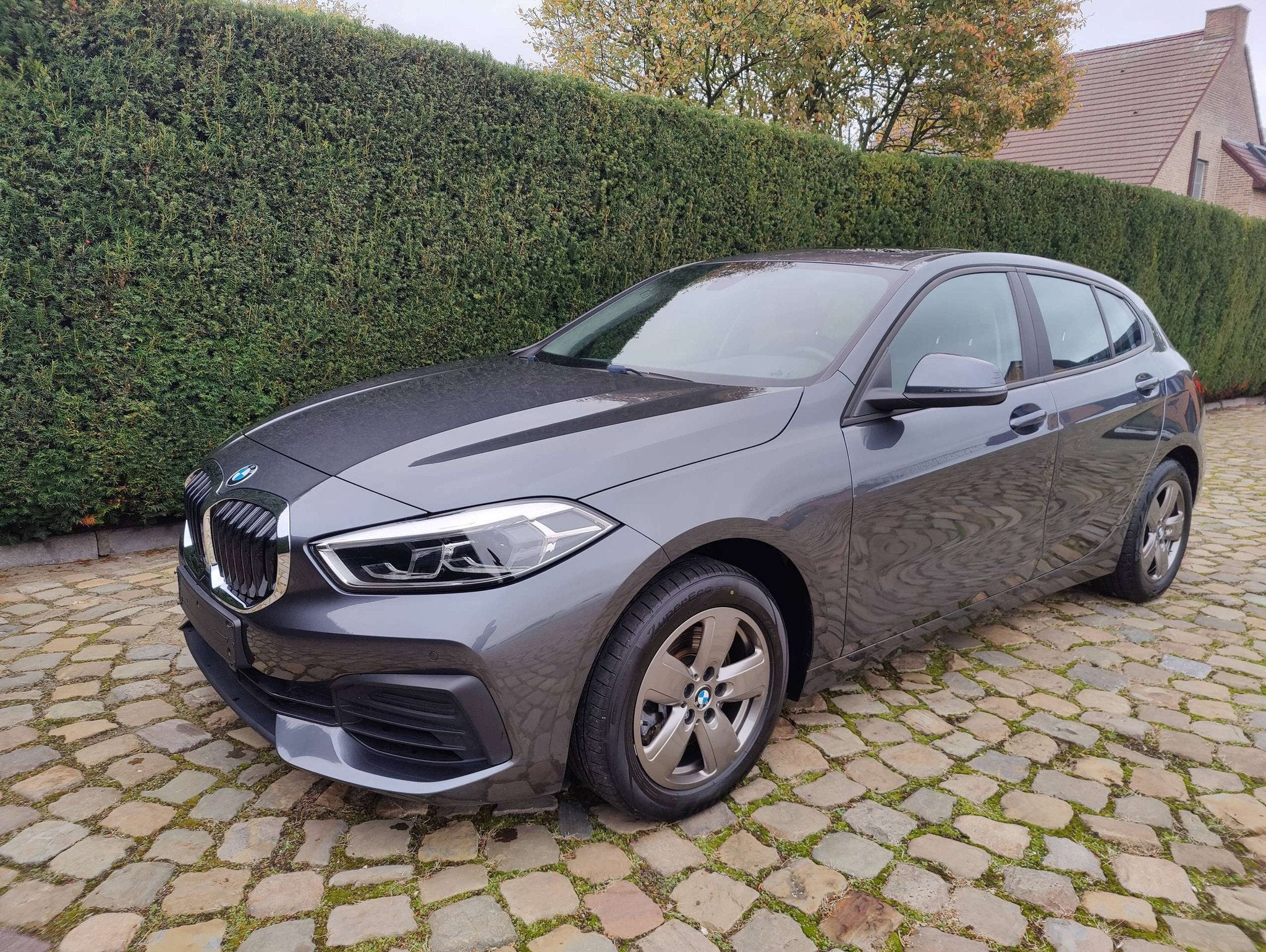 BMW 1 Serie 118 118iA OPF (automatique), Autos, Cuir, Argent ou Gris, Achat, Euro 6