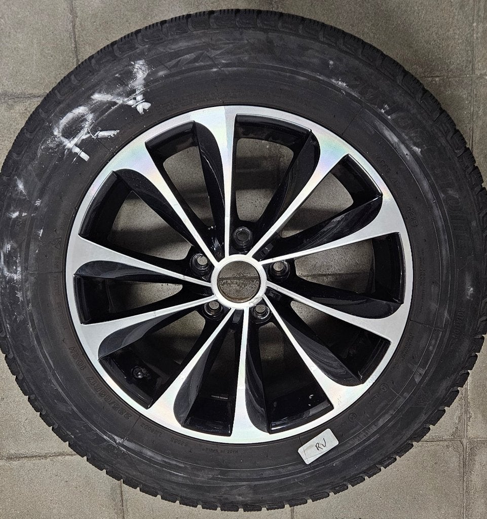Winerbanden op velg, Auto-onderdelen, Ophalen, Gebruikt, Banden en Velgen, 17 inch