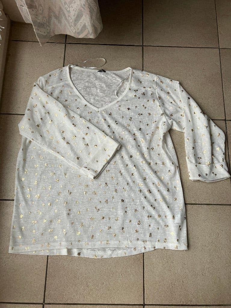 gekleurde blouse met motief - maat 48, Vêtements | Femmes, Blouses & Tuniques, Enlèvement ou Envoi, Taille 46/48 (XL) ou plus grande