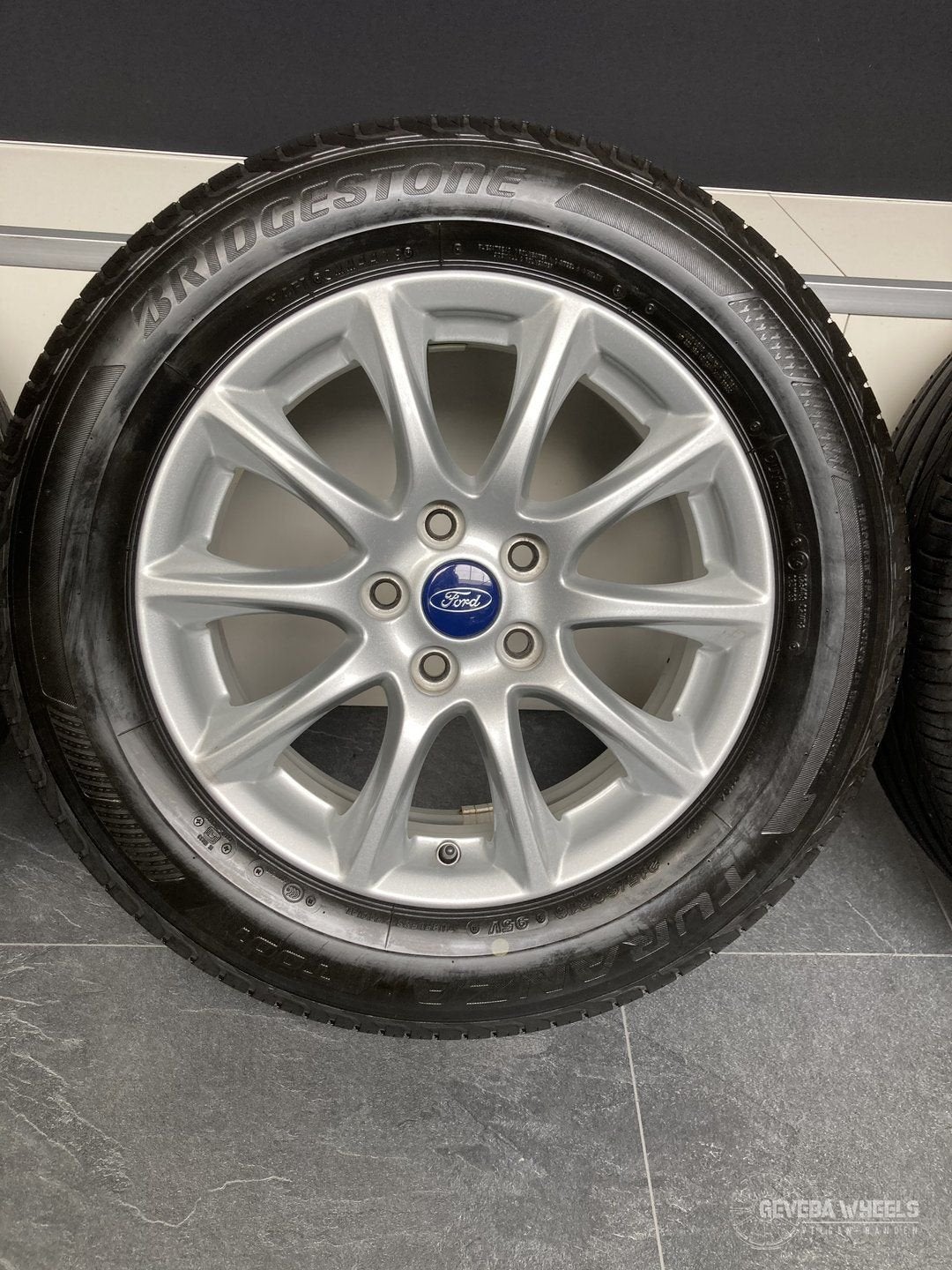 16” originele Ford Mondeo MK4 velgen + banden 5x108 DS7C-100, Autos : Pièces & Accessoires, Pneus & Jantes, Pneus et Jantes, Pneus été