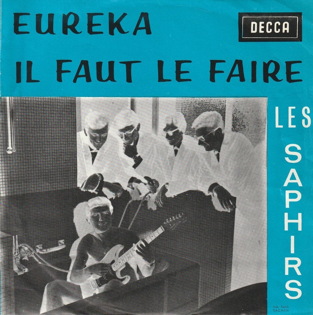 Les Saphirs - Eureka - BELPOP, Gebruikt, 7 inch, Single, Pop