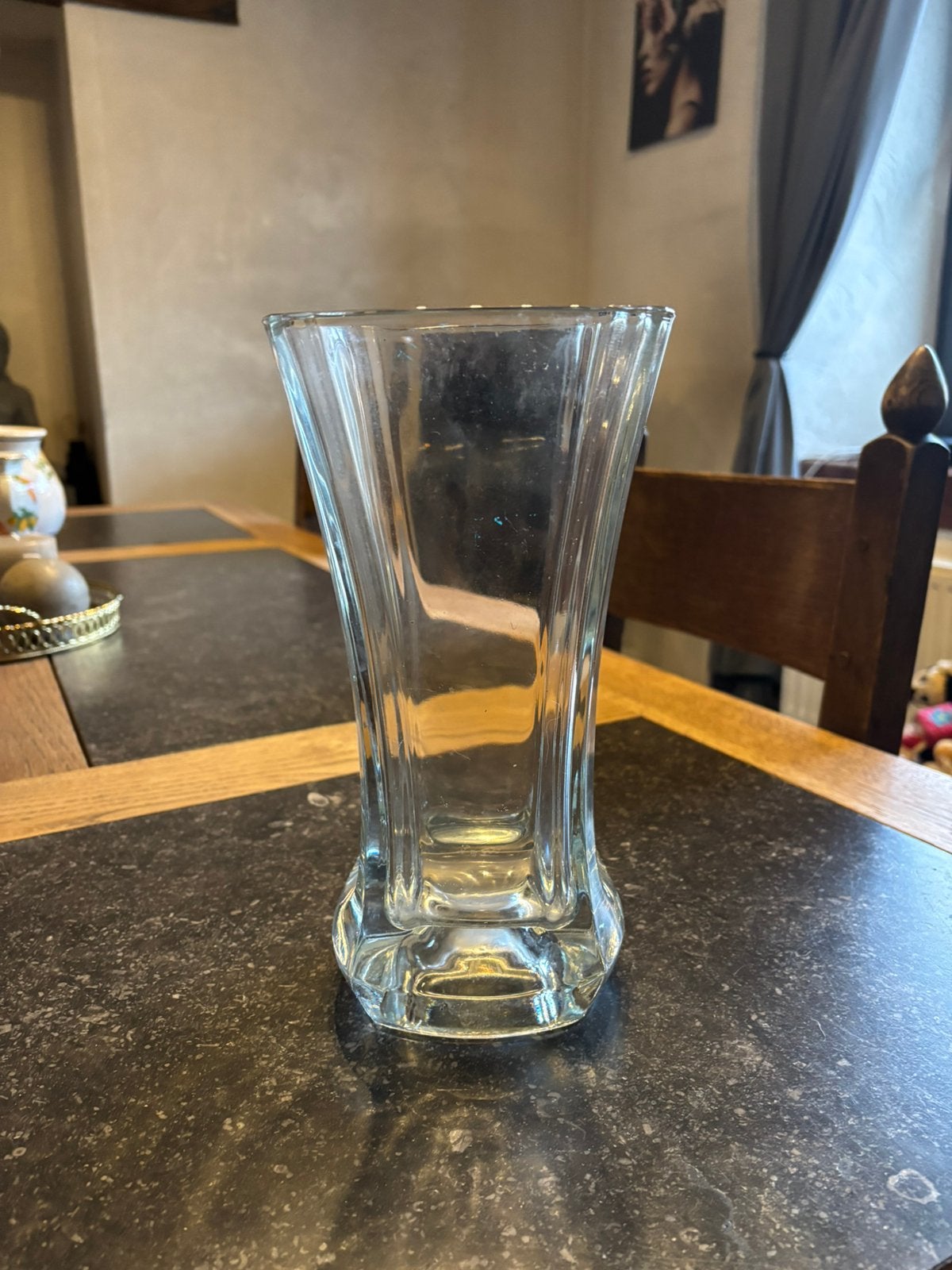 Vase transparent, Enlèvement ou Envoi, Comme neuf, Transparent