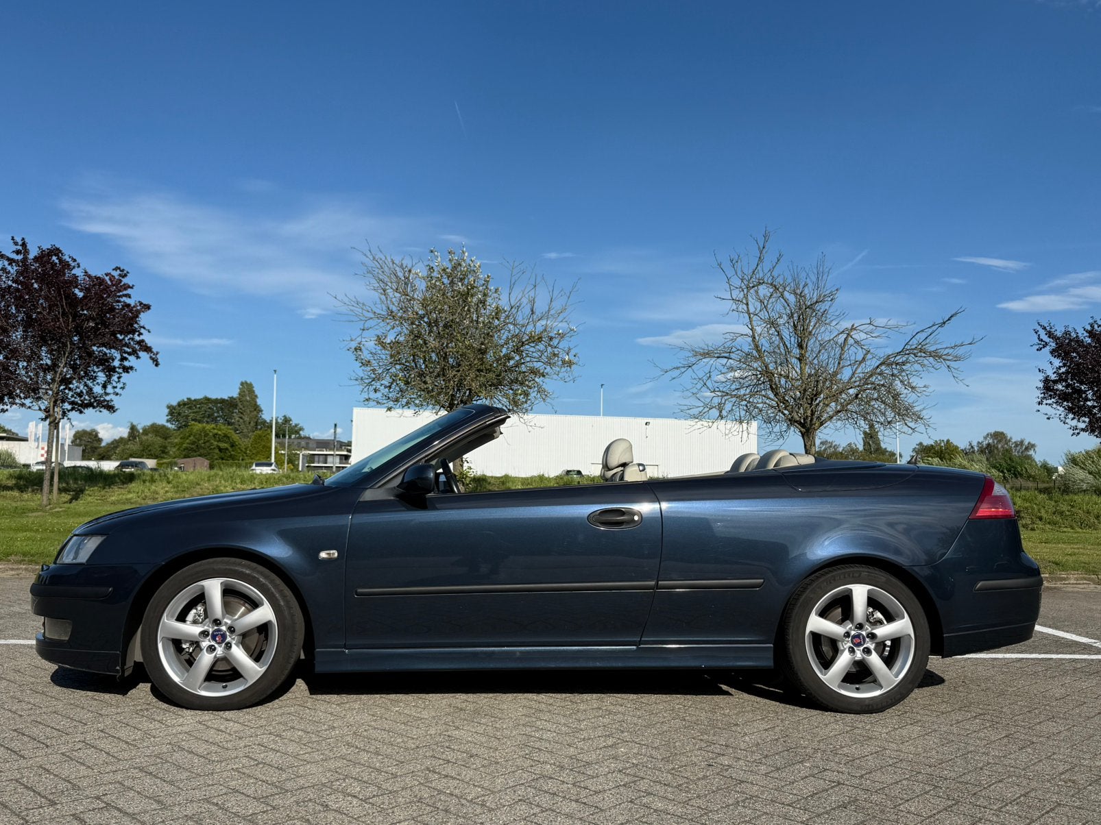 Saab 9-3 cabrio 1.8T Vector Automaat 141000km met nieuwe kap, Auto's, Saab, Bedrijf, Te koop, Saab 9-3, ABS, Airbags, Airconditioning