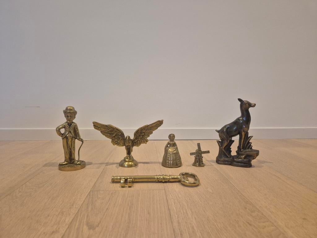 Koperen beeldjes, Verzamelen, Beelden en Beeldjes, Ophalen