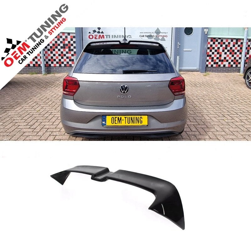 Dakspoiler Polo 2G | Oettinger‑Design Look | HG Zwart 17‑21, Neuf, Arrière, Enlèvement ou Envoi, Volkswagen