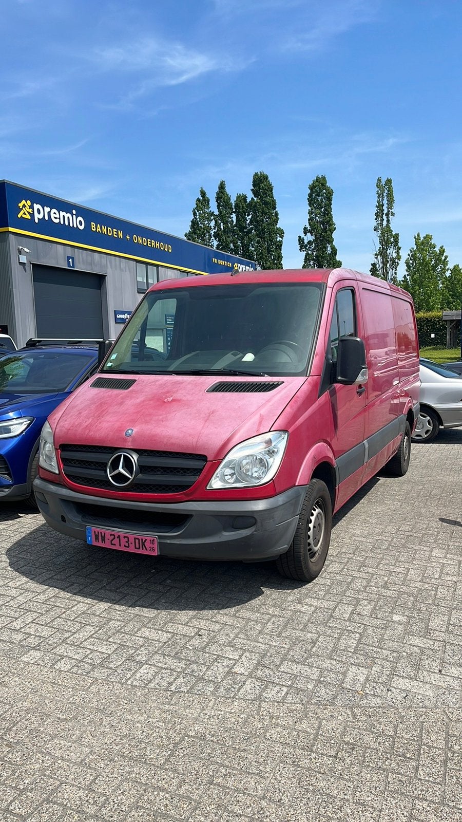 Mercedes sprinter 313 gekeurd voor verkoop, Autos, Rouge, Euro 5, Achat, 3 places