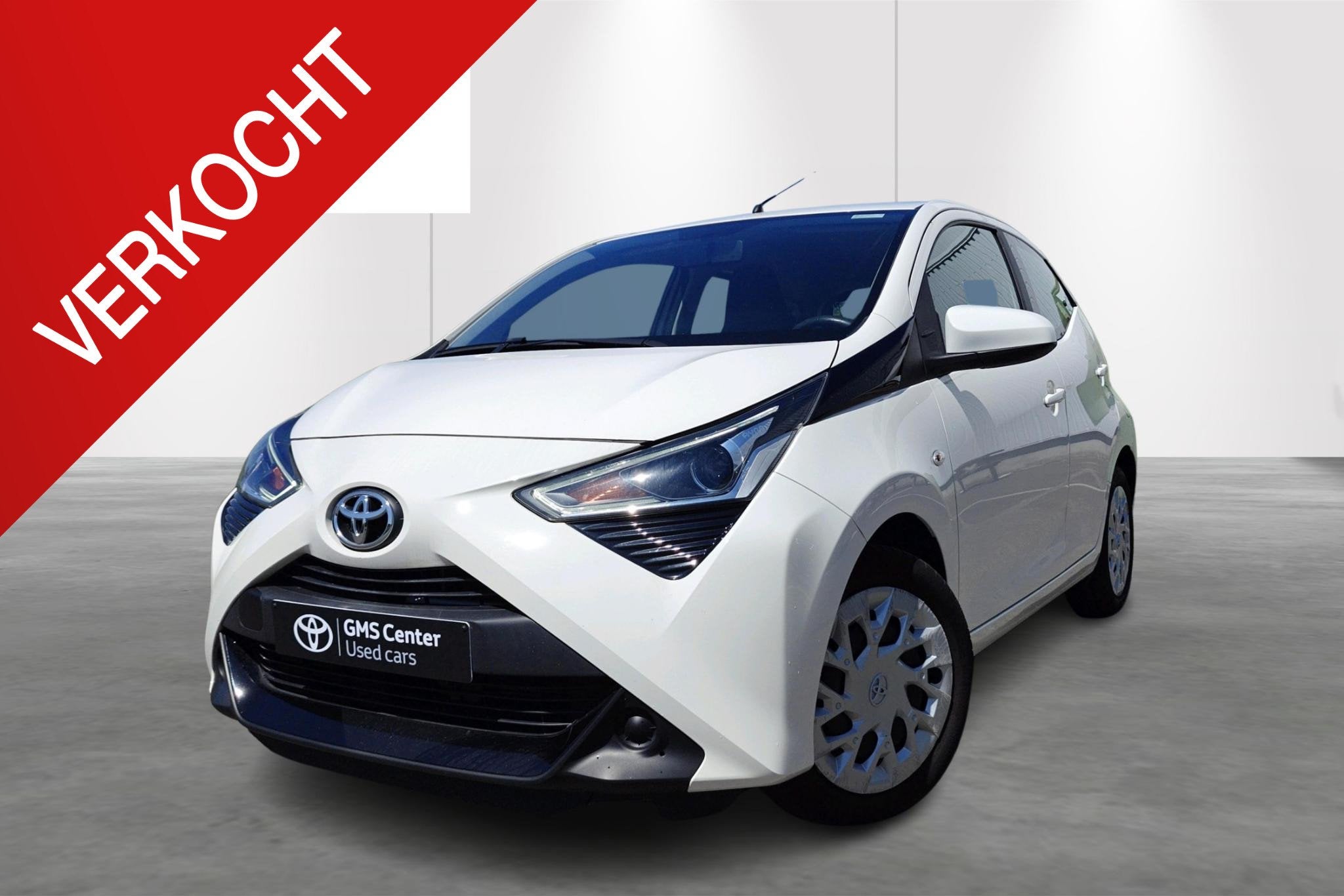 Toyota Aygo 1.0 VVT-i x-play II M/M - incl 2 jaar KARE, 4 zetels, Stof, Gebruikt, Zwart