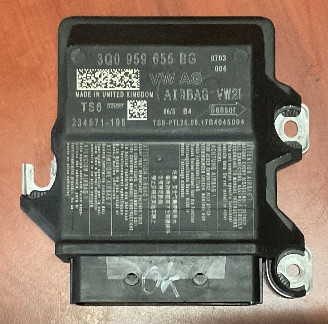 Originele VW Crafter SY Airbag Regeleenheid / Airbag Module, Volkswagen, -, Origine de la pièce connue, Utilisé