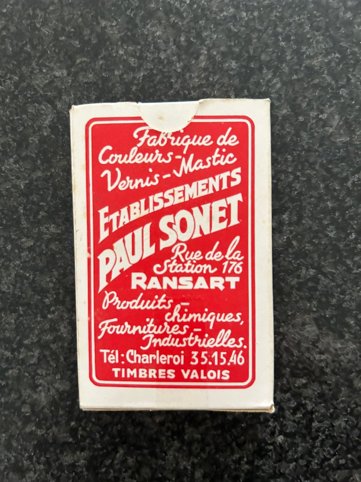 Oude boek speelkaarten paul Sonet Ransart, Verzamelen, Ophalen of Verzenden