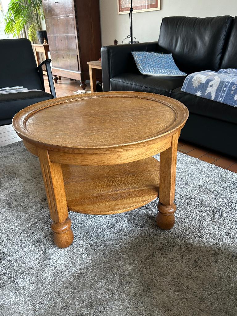 Salontafel doormeter 70 cm, Enlèvement, Utilisé, Rond, 50 à 100 cm