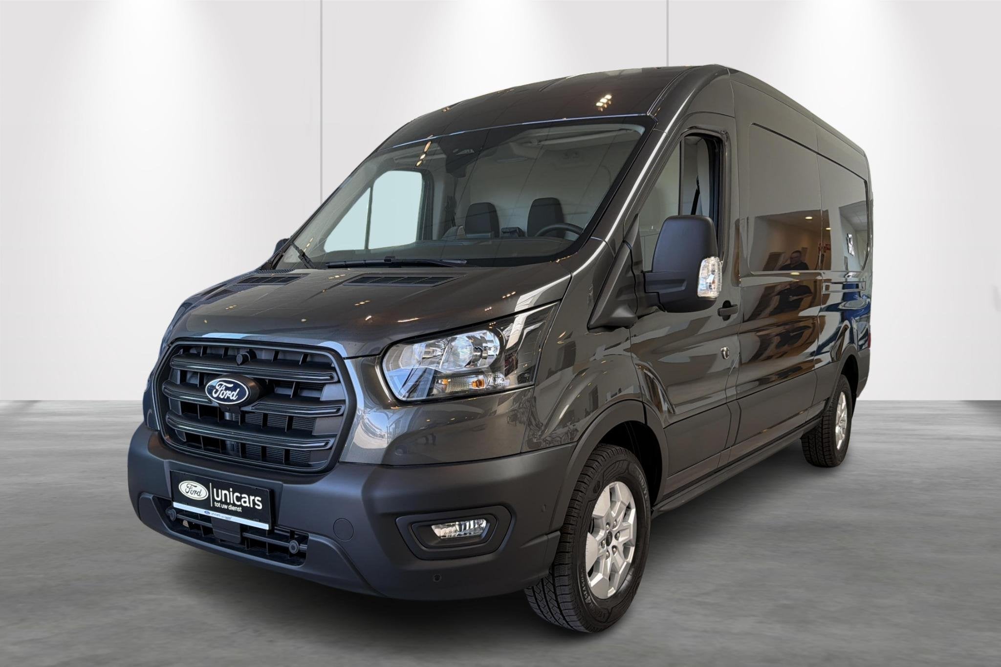 Ford Transit 350L 2.0TD 130pk 96kW M6 Trend prijs voor zelfs, Auto's, Bestelwagens en Lichte vracht, Voorwielaandrijving, 4 deurs