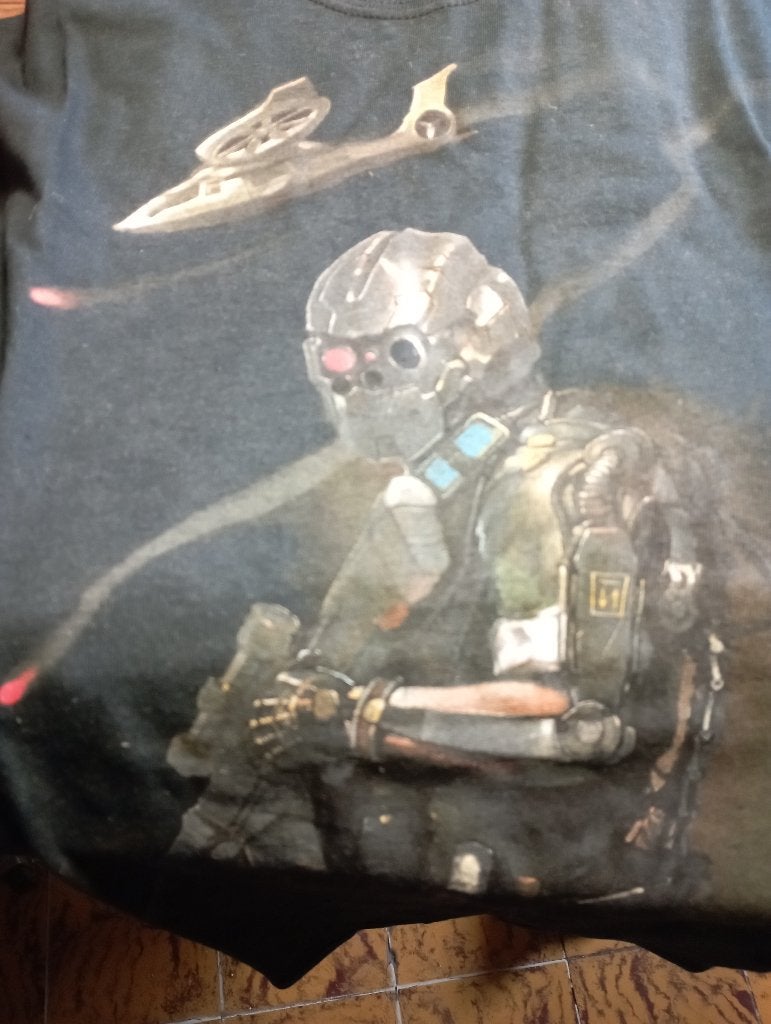 Tee shirt Gildan Soldat Cyborg Taille M, Vêtements | Hommes, T-shirts, Neuf, Enlèvement, Taille 48/50 (M), Autre