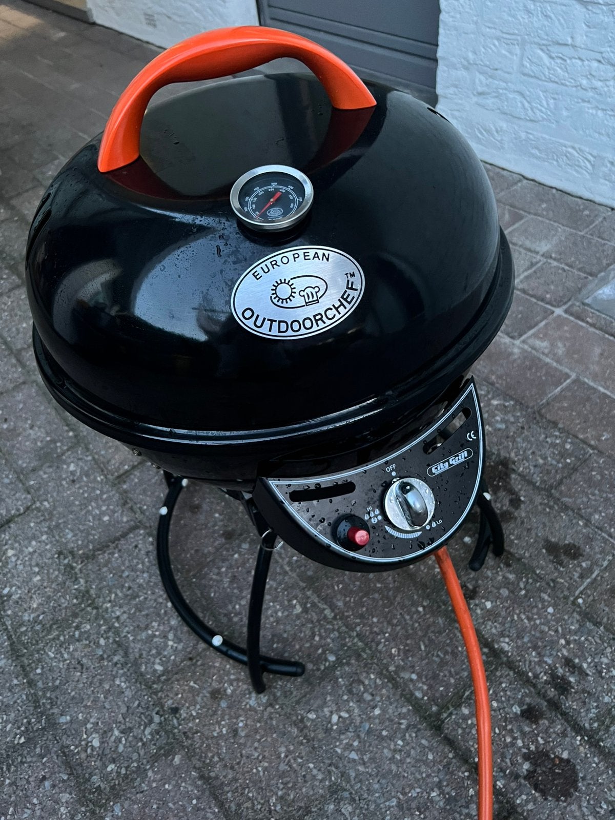 Outdoorchef bbq  city zeer goede staat met gietijzer wok, Verzenden, Zo goed als nieuw