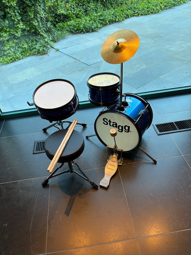 Drumstel voor kinderen, Muziek en Instrumenten, Ophalen, Gebruikt, Overige merken