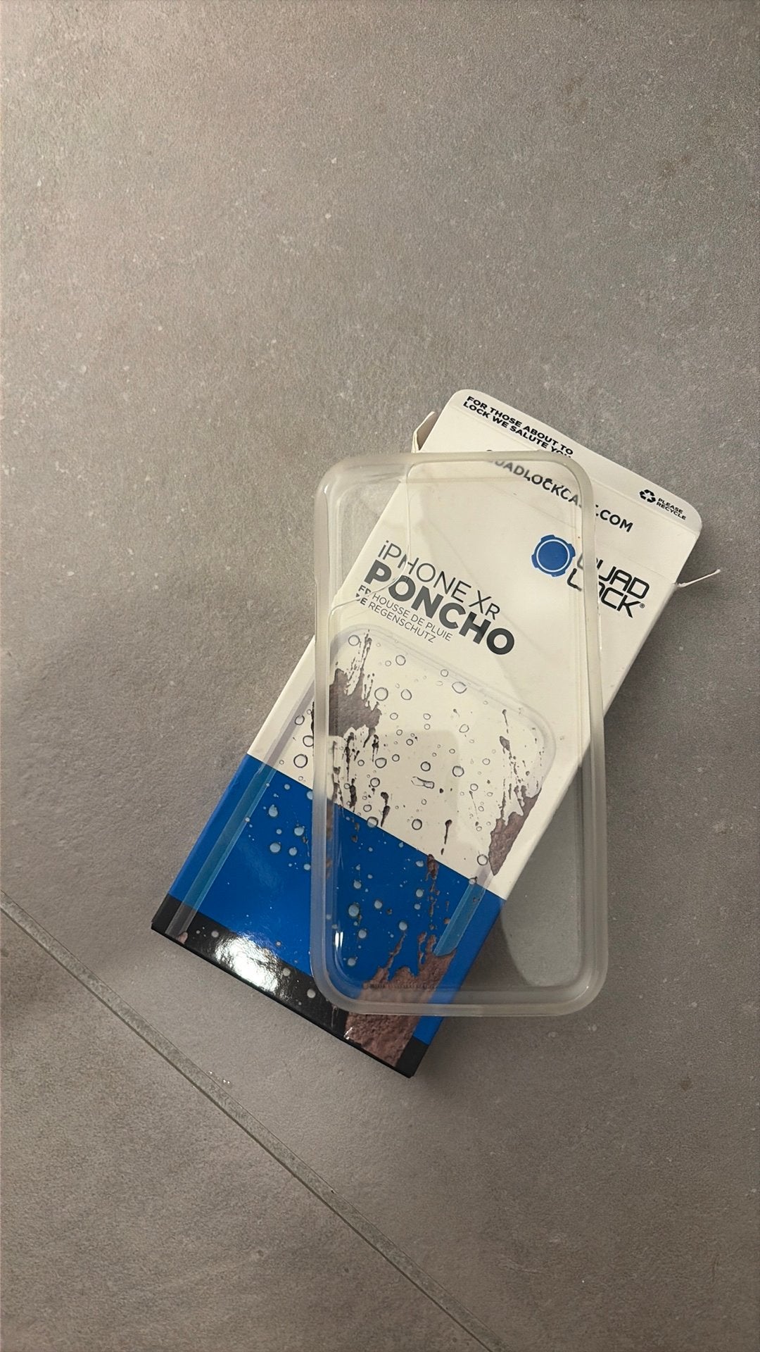 iPhone XR poncho Quadlock, Enlèvement ou Envoi, Comme neuf, IPhone XR