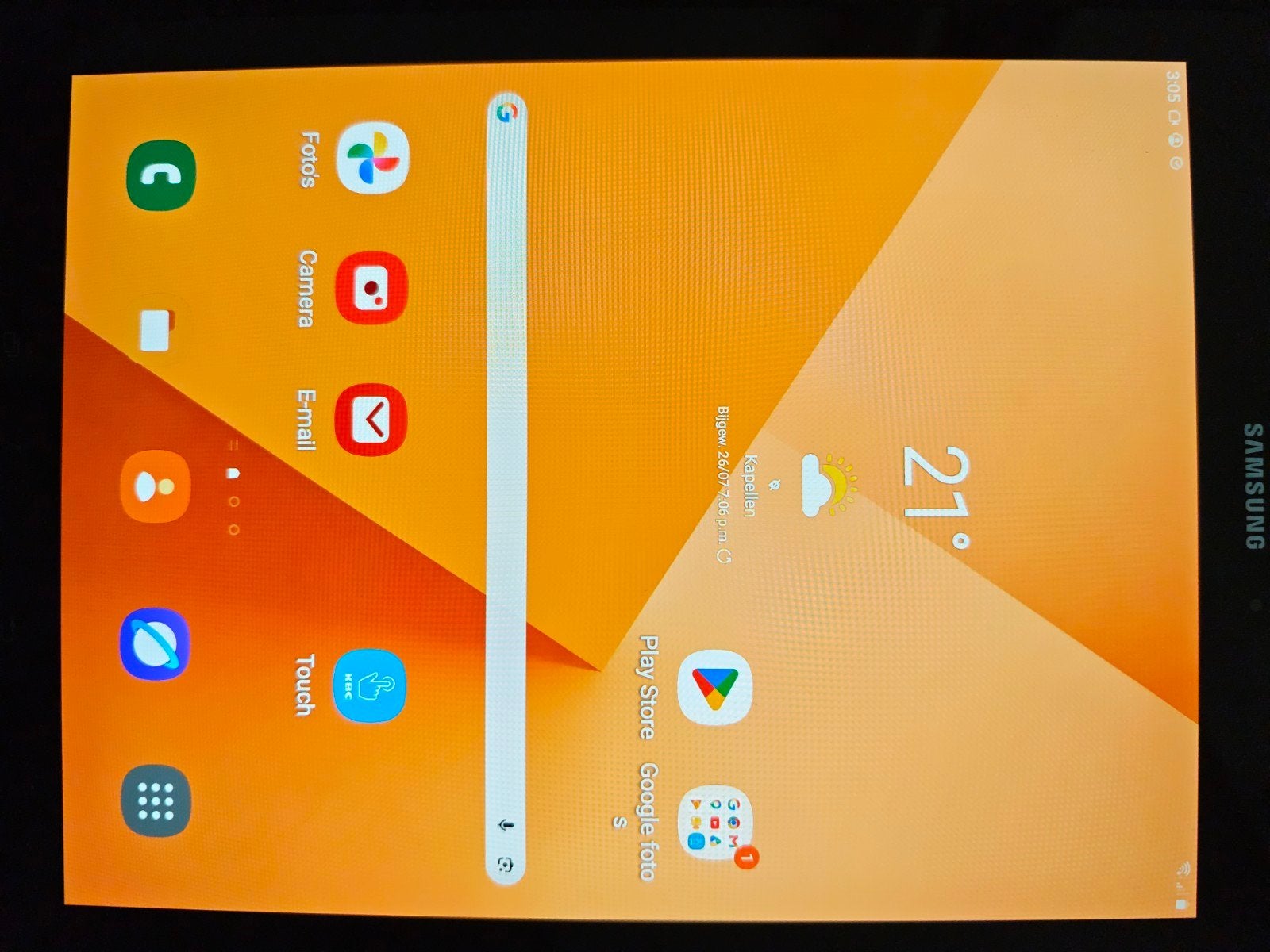 Samsung SM-T825, Samsung galaxy tablet, 32 GB, Enlèvement ou Envoi, 9 pouces