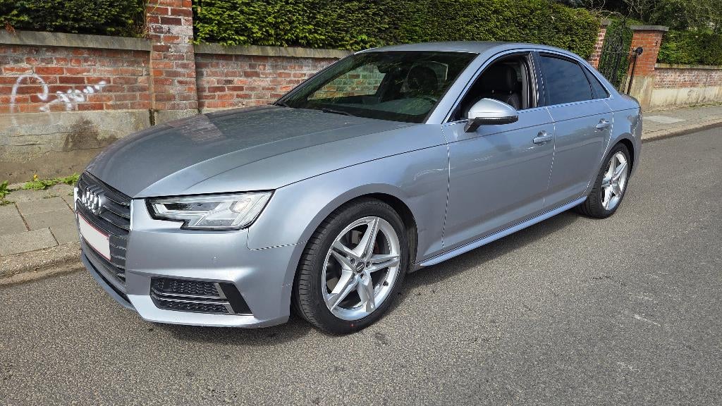 Audi A4 S-Line berline 2016 essence - DSG - vendue avec CT, Argent ou Gris, Achat, A4, Noir