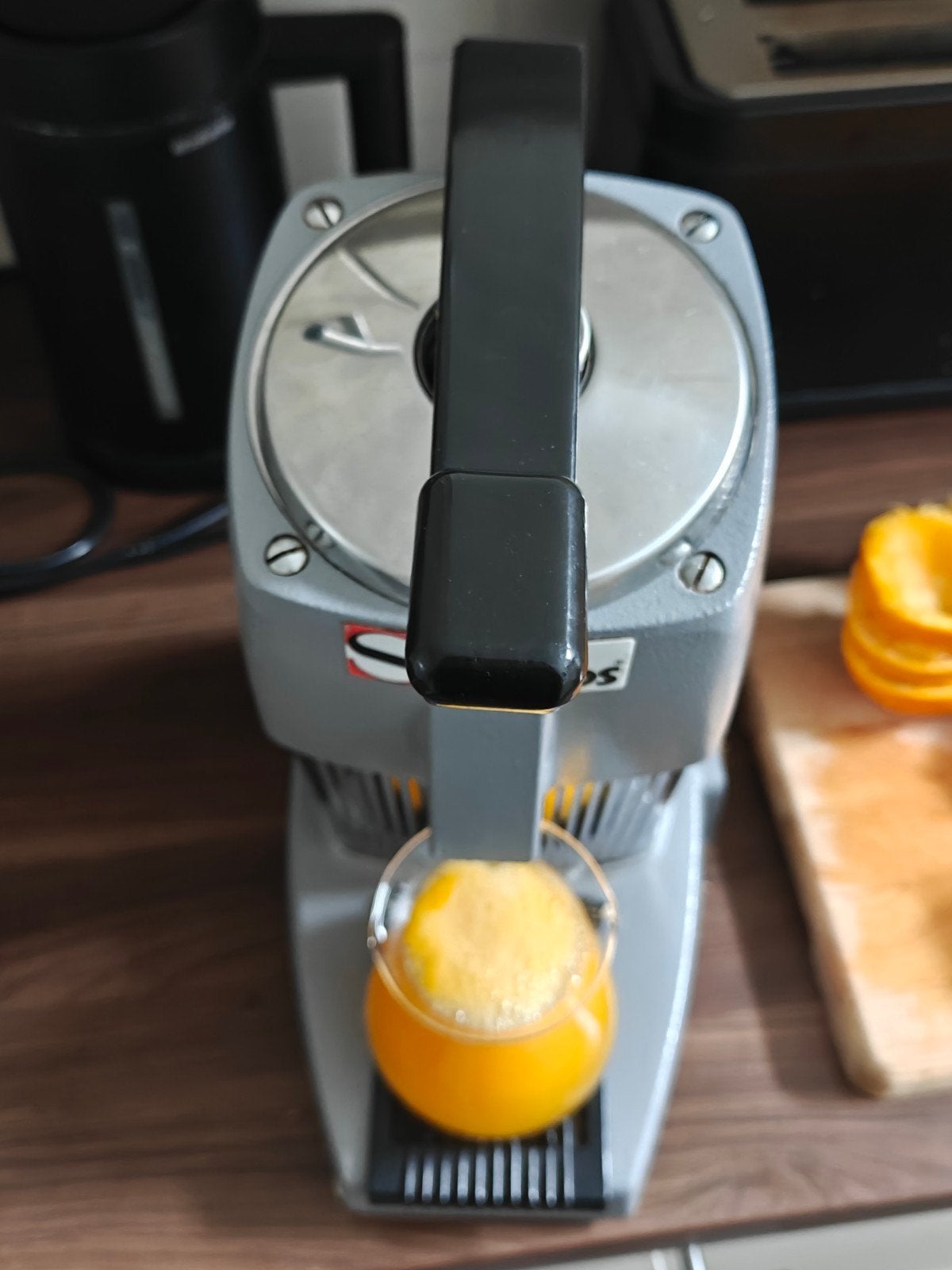 Santos professionele citruspers, sinaasappelpers er RVS staa, Electroménager, Pompes à bière, Enlèvement, Utilisé, Autres marques