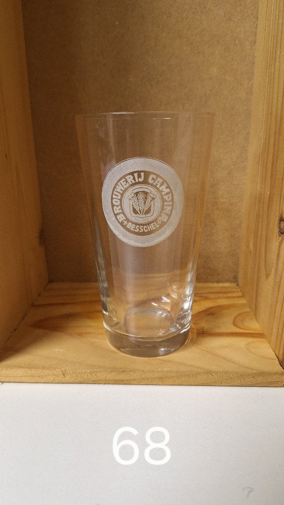 bierglas Campina (nr68), Ophalen, Gebruikt, Glas of Glazen, Overige merken