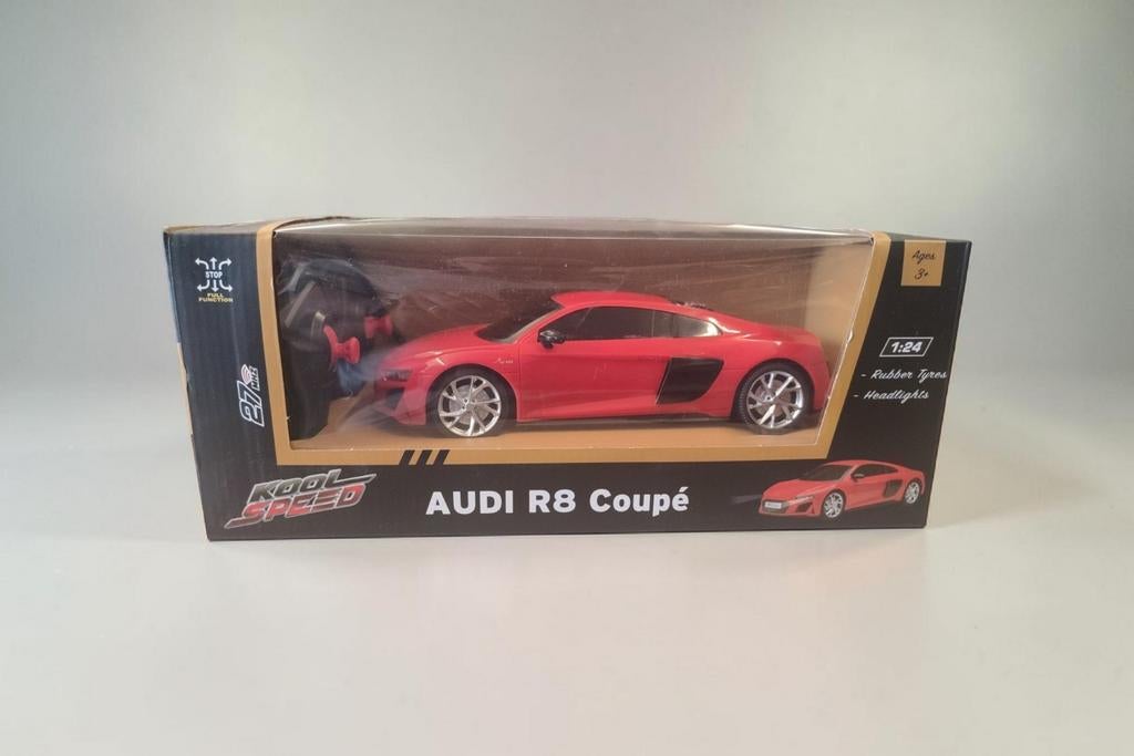 RC 27 mc Audi R8 1/24 Kool Speed, Hobby & Loisirs créatifs, Enlèvement ou Envoi