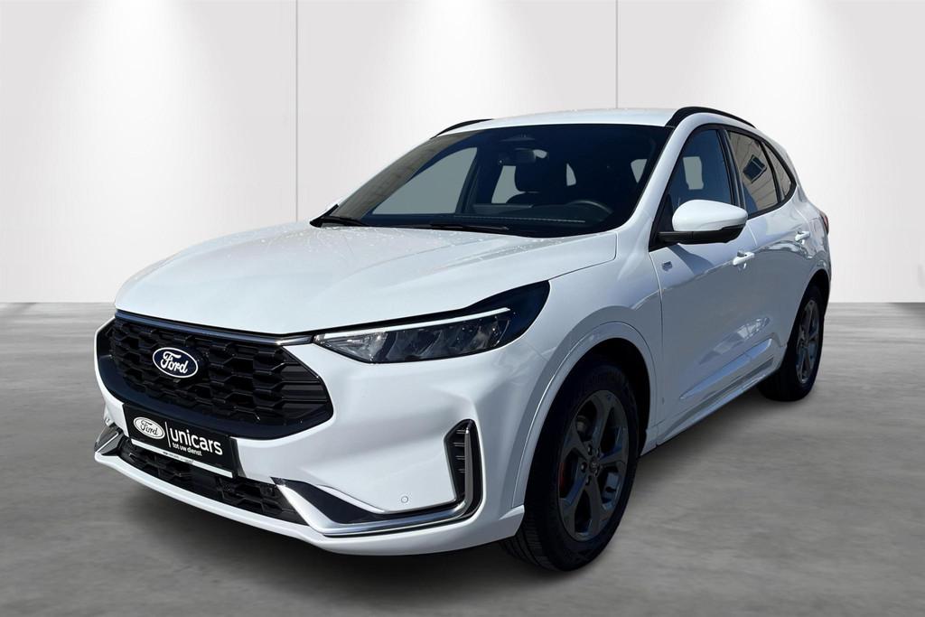 Ford Kuga 2.5i FHEV Aut. 132kW ST-Line X GARANTIE + ONDERHOU, Stof, 4 cilinders, Wit, Bedrijf