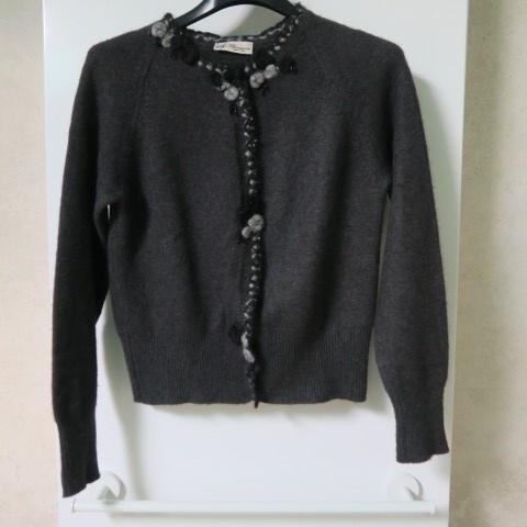 Gileetje grijs cashmere zijde strass Blumarine mt 38 (it 42), Kleding | Dames, Truien en Vesten, Ophalen of Verzenden, Zo goed als nieuw