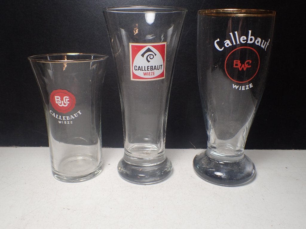 oude glazen Callebaut Wieze, Ophalen of Verzenden, Gebruikt, Glas of Glazen, Overige merken